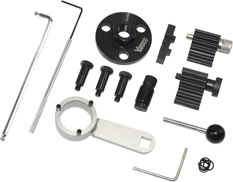 Yuesstloo Camshaft Timing Belt Tool Kit, Compatible with VW Audi VAG Golf Seat Tiguan 1.6 2.0 TDI Diesel Engine, Replace T10051, with Carrying Case & Gloves - Image 2